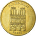 France, Jeton, Jeton Touristique, Paris - Notre Dame n°1, Arts & Culture, 2004