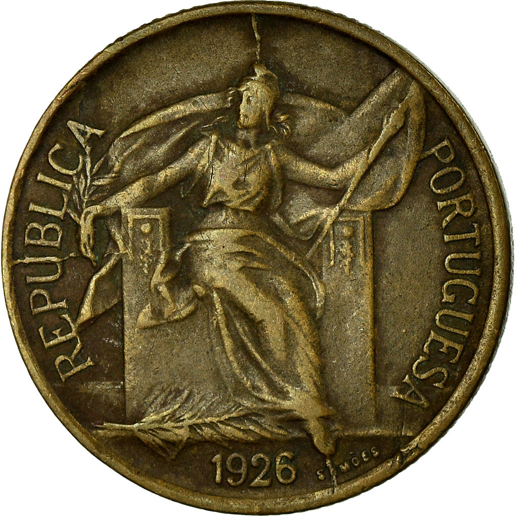 Monnaie, Portugal, 50 Centavos, 1926, TTB, Aluminum-Bronze, KM:575