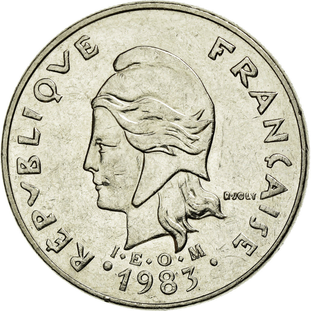 Münze, Neukaledonien, 20 Francs, 1983, Paris, SS+, Nickel, KM:12