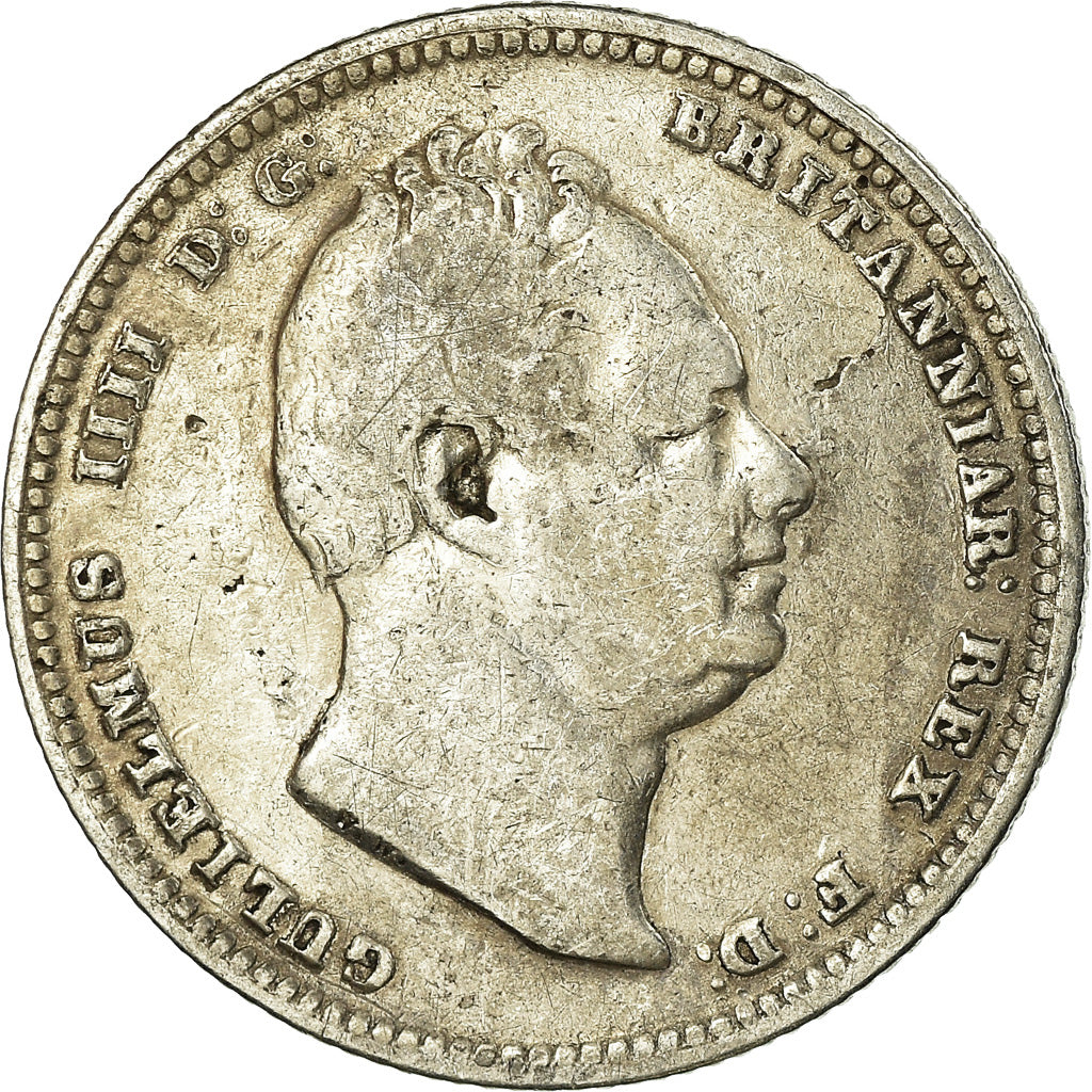 Coin, Great Britain, William IV, Shilling, 1834, VF(30-35), Silver, KM:713
