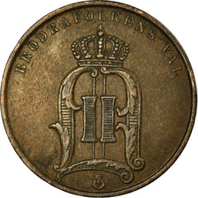 Coin, Sweden, Oscar II, 5 Öre, 1889, EF(40-45), Bronze, KM:757