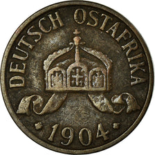 Coin, GERMAN EAST AFRICA, Wihelm II, 1/2 Heller, 1904, EF(40-45), Bronze, KM:6