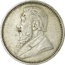 Coin, South Africa, 6 Pence, 1893, EF(40-45), Silver, KM:4