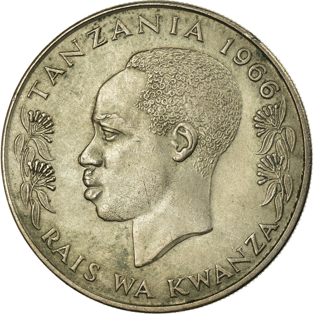 Monnaie, Tanzania, Shilingi, 1966, TTB, Copper-nickel, KM:4