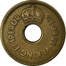 Coin, Fiji, George VI, Penny, 1942, EF(40-45), Brass, KM:7a