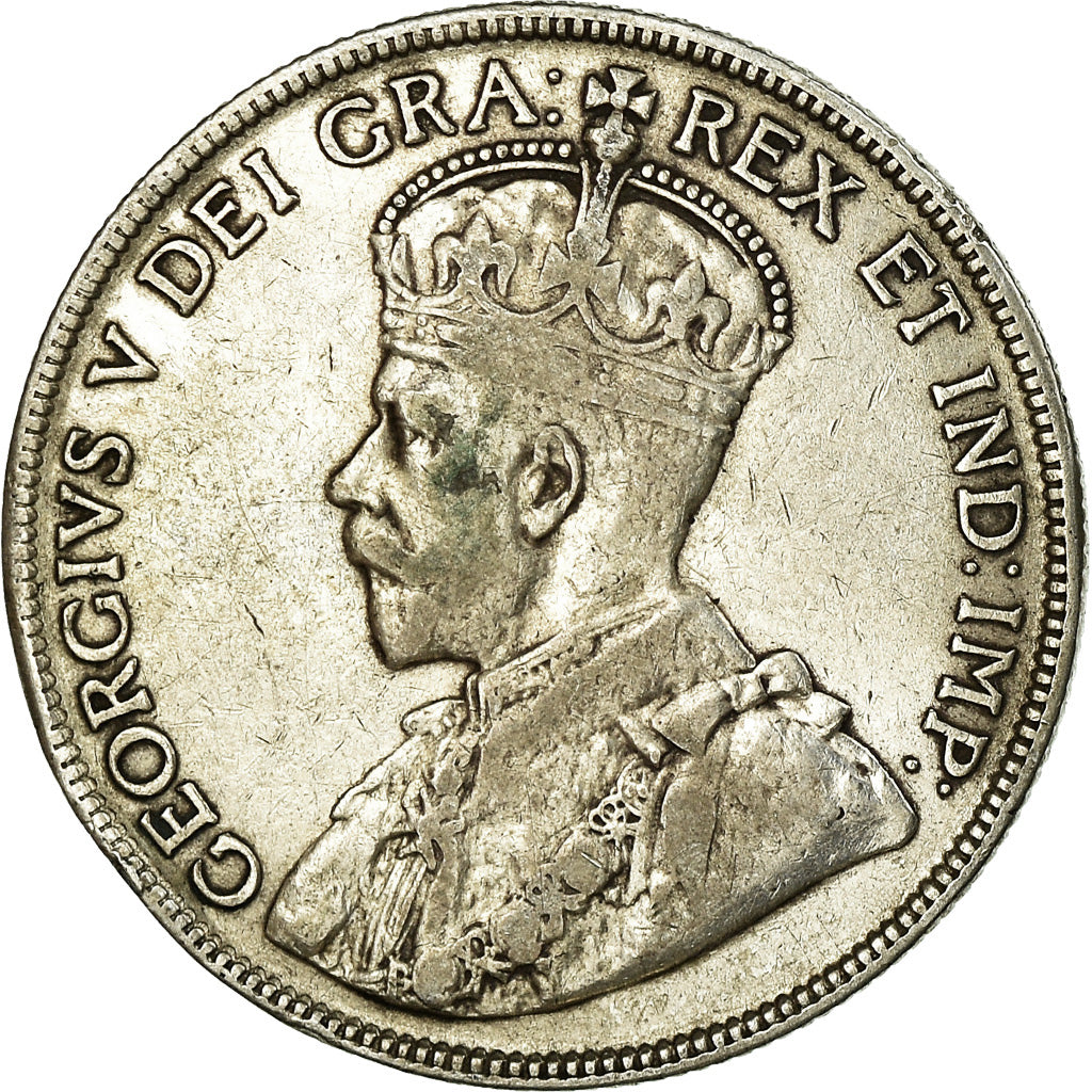 Coin, Canada, George V, 50 Cents, 1931, Royal Canadian Mint, Ottawa, VF(30-35)