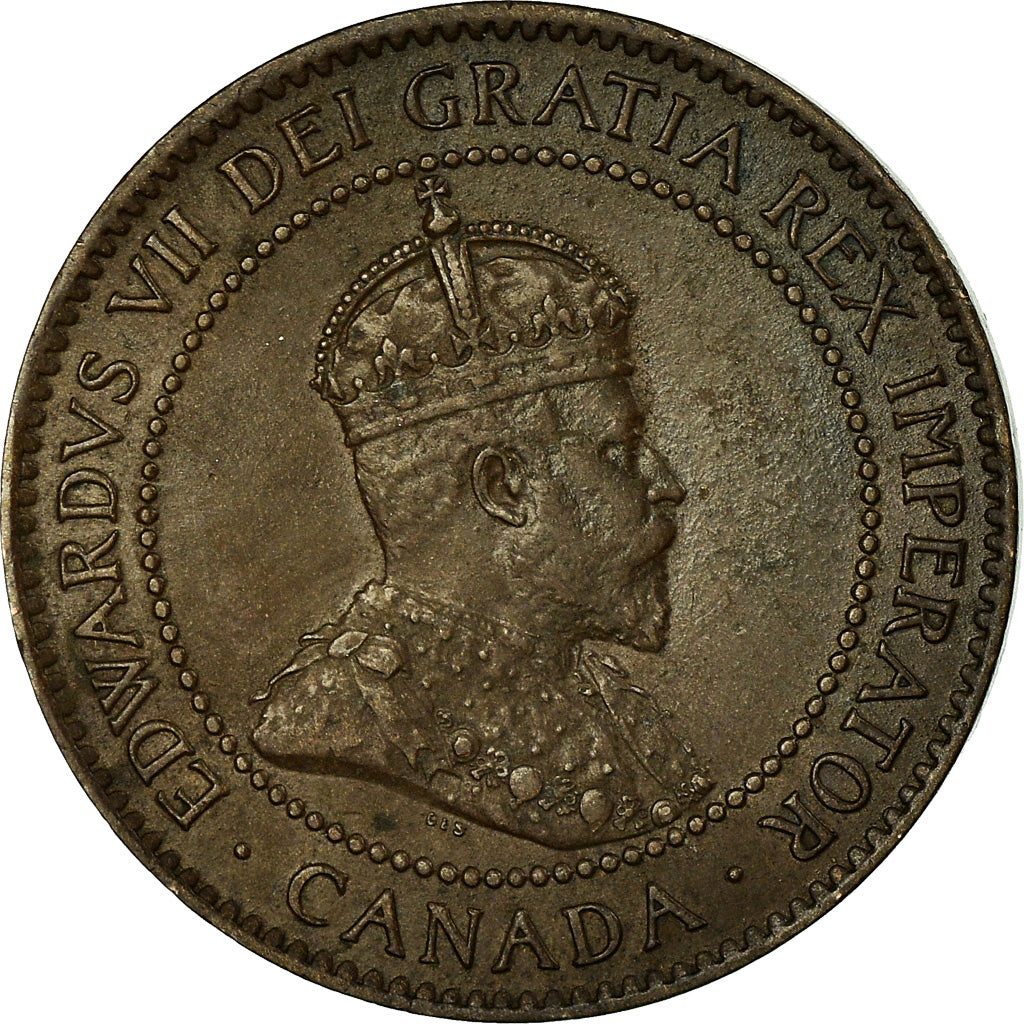 Coin, Canada, Edward VII, Cent, 1905, Royal Canadian Mint, Ottawa, EF(40-45)
