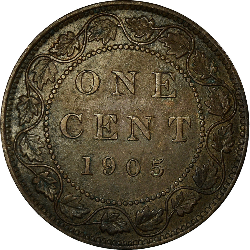 Coin, Canada, Edward VII, Cent, 1905, Royal Canadian Mint, Ottawa, EF(40-45)