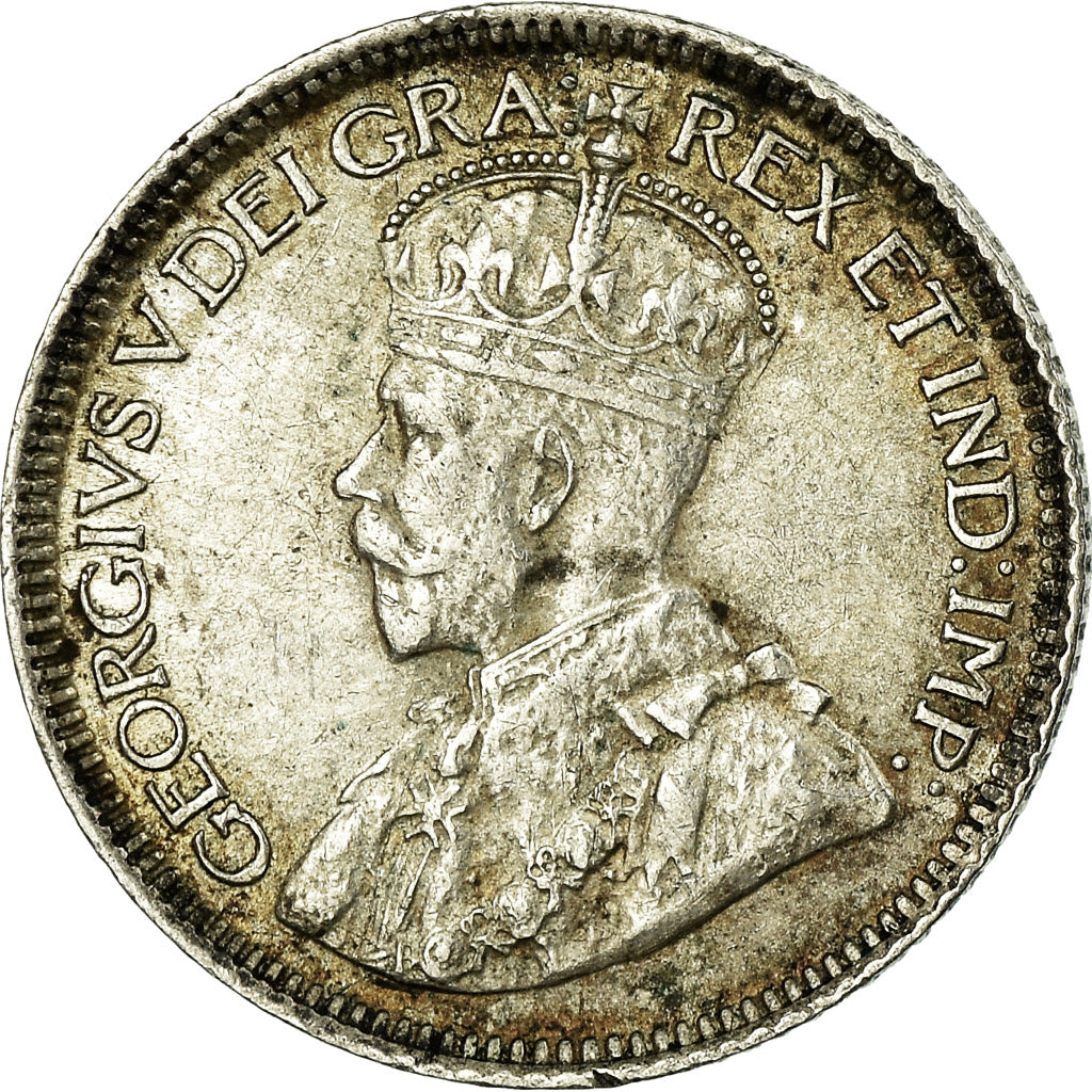 Monnaie, Canada, George V, 10 Cents, 1918, Royal Canadian Mint, Ottawa, TTB