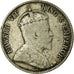 Coin, Ceylon, Edward VII, 25 Cents, 1907, VF(30-35), Silver, KM:98