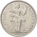 New Caledonia, 2 Francs, 1983, Paris, AU(50-53), Aluminum, KM:14