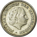 Coin, Netherlands Antilles, Juliana, 1/10 Gulden, 1956, AU(55-58), Silver, KM:3