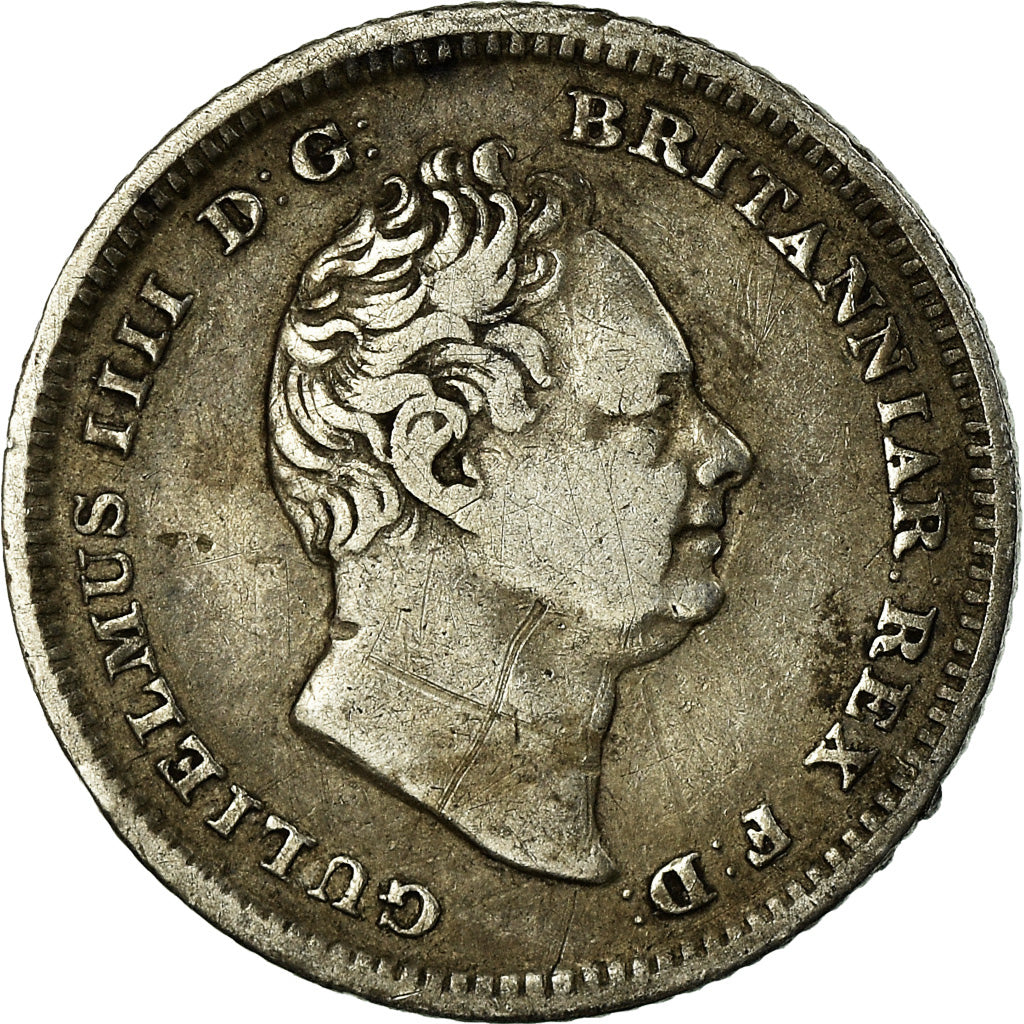 Coin, Great Britain, William IV, 4 Pence, Groat, 1837, VF(30-35), Silver, KM:723