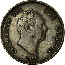 Coin, Great Britain, William IV, 1/3 Farthing, 1835, VF(30-35), Copper, KM:721