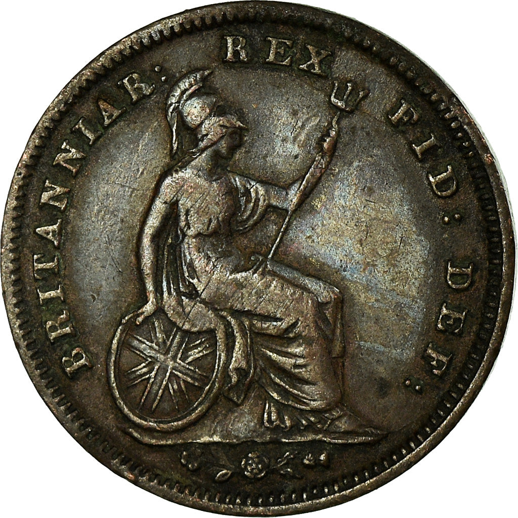 Coin, Great Britain, William IV, 1/3 Farthing, 1835, VF(30-35), Copper, KM:721