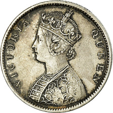 Coin, INDIA-BRITISH, Victoria, 1/2 Rupee, 1862, VF(30-35), Silver, KM:472