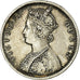Coin, INDIA-BRITISH, Victoria, 1/2 Rupee, 1862, VF(30-35), Silver, KM:472