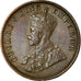 Coin, INDIA-BRITISH, George V, 1/4 Anna, 1913, EF(40-45), Bronze, KM:512