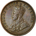 Monnaie, INDIA-BRITISH, George V, 1/4 Anna, 1913, TTB, Bronze, KM:512