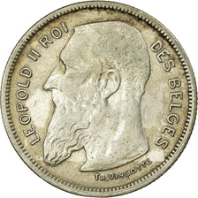 Coin, Belgium, 2 Francs, 2 Frank, 1909, VF(30-35), Silver, KM:58.1