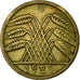 Coin, GERMANY, WEIMAR REPUBLIC, 5 Reichspfennig, 1925, Karlsruhe, VF(30-35)