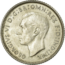 Coin, Australia, George VI, Sixpence, 1942, Melbourne, EF(40-45), Silver, KM:38