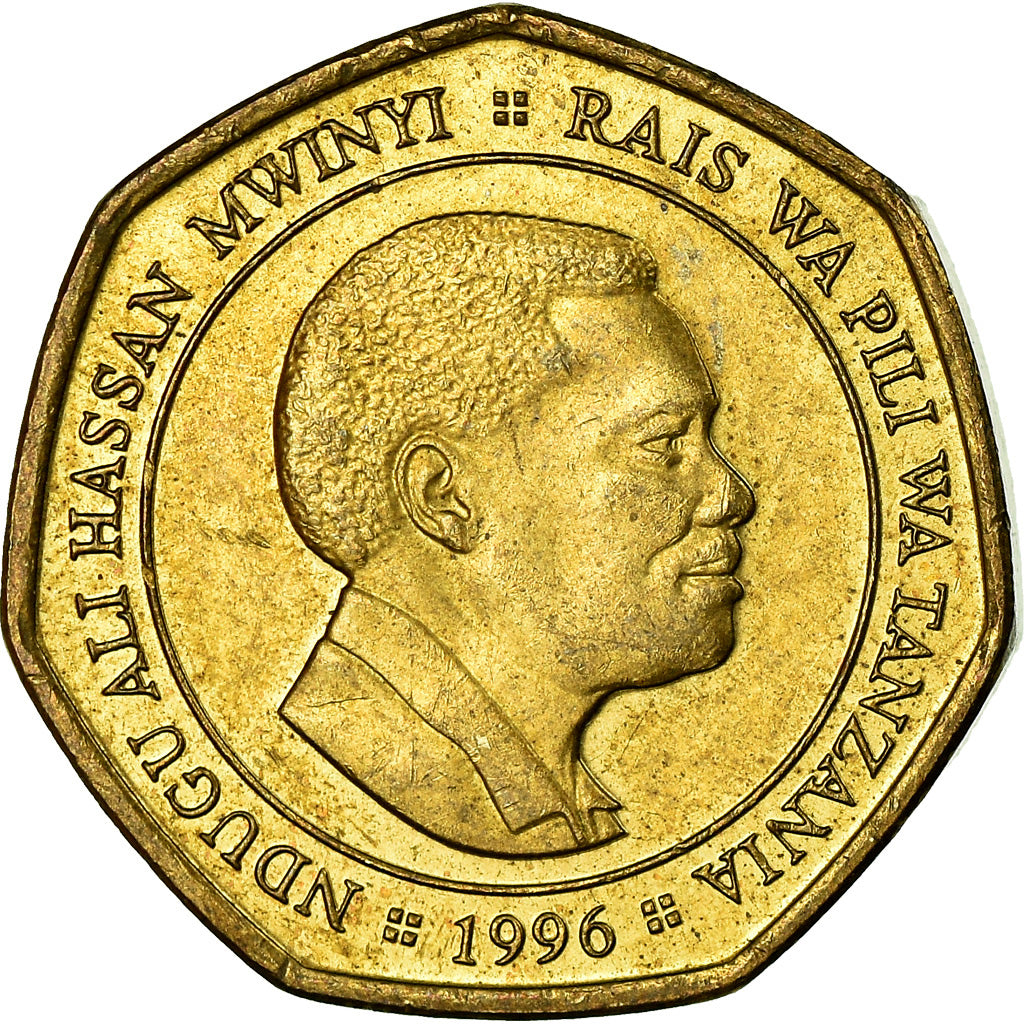 Münze, Tanzania, 50 Shilingi, 1996, SS, Brass plated steel, KM:33