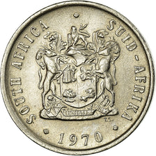 Coin, South Africa, 10 Cents, 1970, AU(55-58), Nickel, KM:85