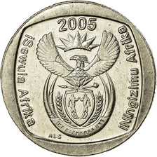 Coin, South Africa, Rand, 2005, Pretoria, EF(40-45), Nickel Plated Copper