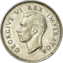 Coin, South Africa, George VI, 3 Pence, 1943, AU(55-58), Silver, KM:26