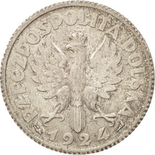 Poland, Zloty, 1924, EF(40-45), Silver, KM:15