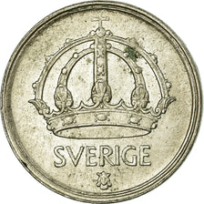 Coin, Sweden, Gustaf V, 10 Öre, 1948, VF(30-35), Silver, KM:813