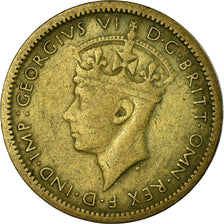 Moneda, ÁFRICA OCCIDENTAL BRITÁNICA, George VI, 6 Pence, 1938, BC+, Níquel -