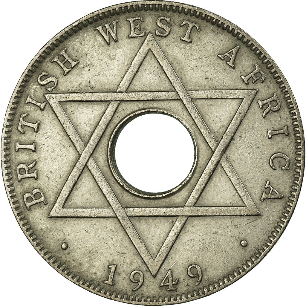 Coin, BRITISH WEST AFRICA, Edward VII, 1/2 Penny, 1949, EF(40-45)
