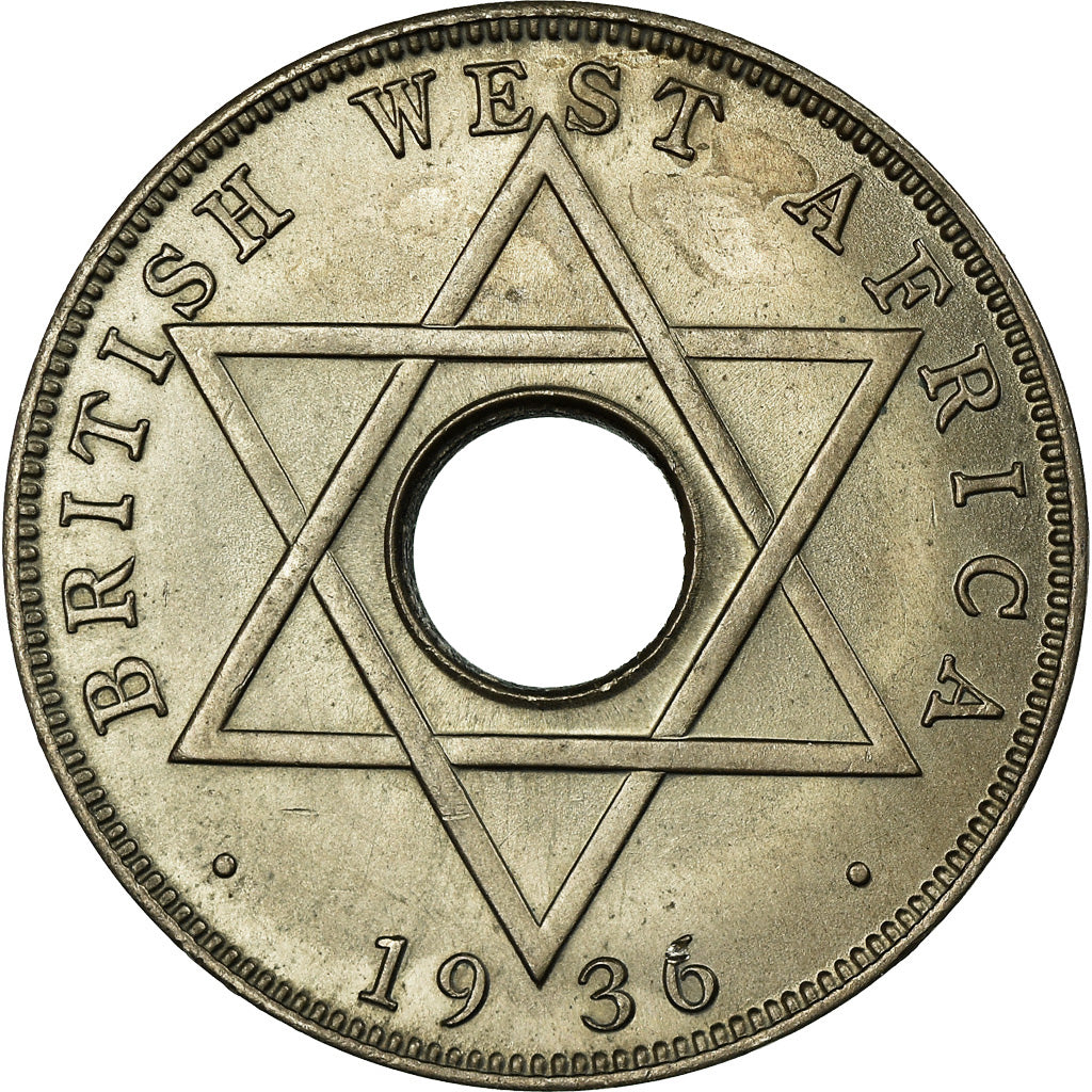 Moneta, AFRICA OCCIDENTALE BRITANNICA, Edward VIII, 1/2 Penny, 1936, BB