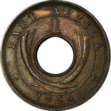 Coin, EAST AFRICA, Elizabeth II, Cent, 1956, EF(40-45), Bronze, KM:35