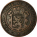 Coin, Luxembourg, William III, 10 Centimes, 1865, Paris, VF(20-25), Bronze