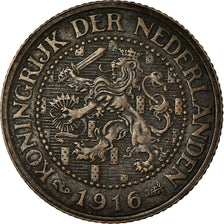 Coin, Netherlands, Wilhelmina I, 2-1/2 Cent, 1916, EF(40-45), Bronze, KM:150