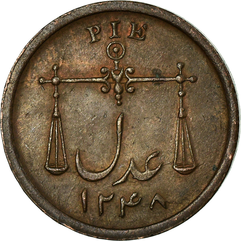 Coin, INDIA-BRITISH, BOMBAY PRESIDENCY, Pie, 1835, Calcutta, EF(40-45), Copper