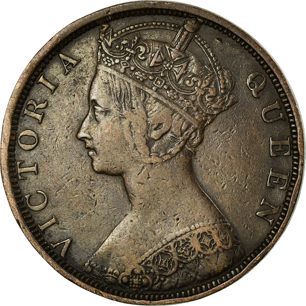 Coin, Hong Kong, Victoria, Cent, 1901, EF(40-45), Bronze, KM:4.3