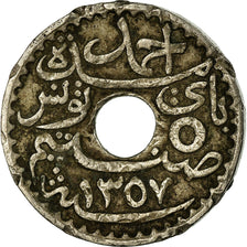 Coin, Tunisia, Ahmad Pasha Bey, 5 Centimes, 1938, Paris, VF(30-35)