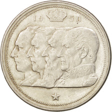 Coin, Belgium, 100 Francs, 100 Frank, 1950, AU(50-53), Silver, KM:138.1