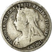 Coin, Great Britain, Victoria, 3 Pence, 1900, VF(20-25), Silver, KM:777