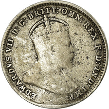 Coin, Australia, Edward VII, Threepence, 1910, London, VF(20-25), Silver, KM:18