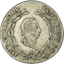 Coin, Austria, Franz II (I), 20 Kreuzer, 1825, VF(20-25), Silver, KM:2144