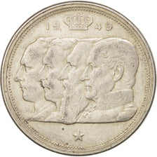 Coin, Belgium, 100 Francs, 100 Frank, 1949, AU(50-53), Silver, KM:139.1