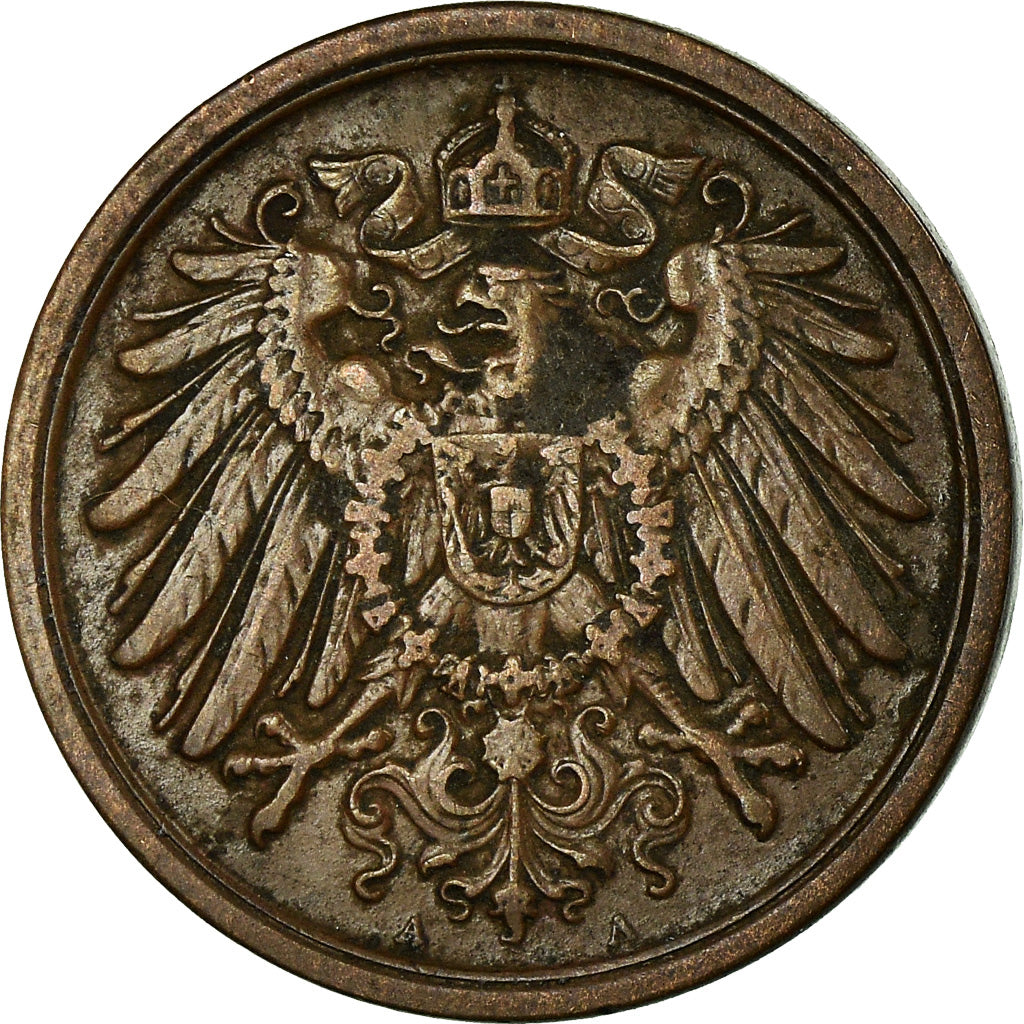 Moeda, ALEMANHA - IMPÉRIO, Wilhelm II, 2 Pfennig, 1906, Berlin, EF(40-45)