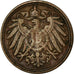 Coin, GERMANY - EMPIRE, Wilhelm II, Pfennig, 1892, Munich, EF(40-45), Copper
