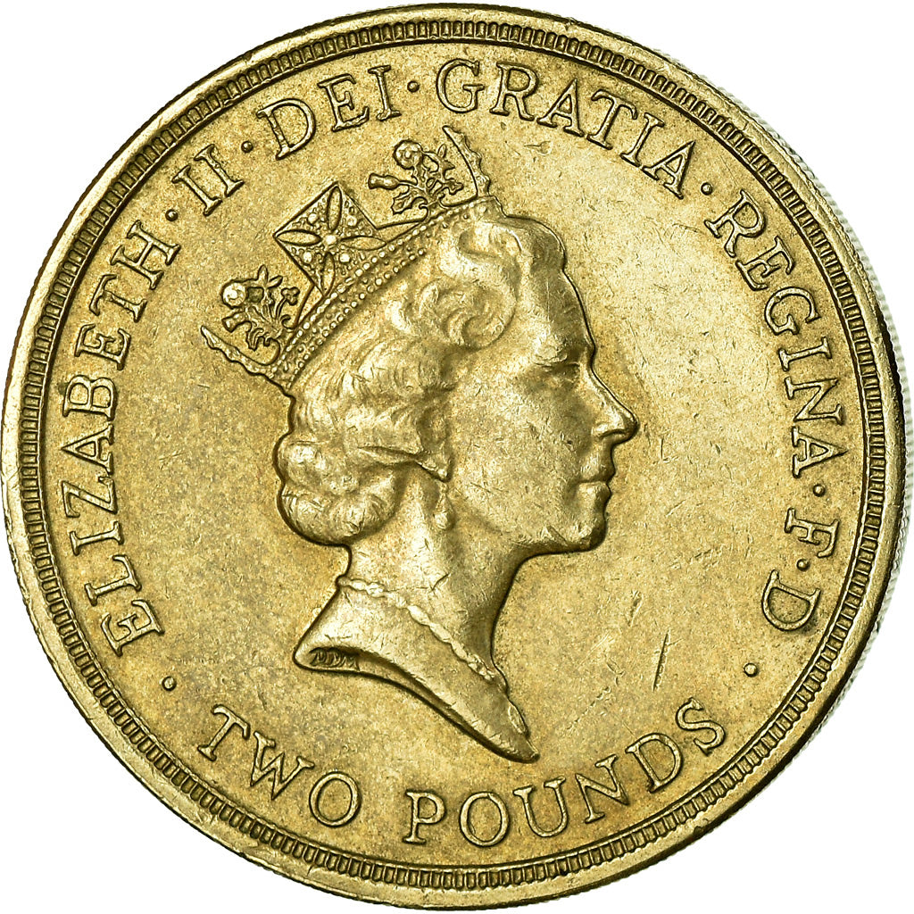 Coin, Great Britain, Elizabeth II, 2 Pounds, 1996, EF(40-45), Nickel-brass