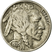 Munten, Verenigde Staten, Buffalo Nickel, 5 Cents, 1935, U.S. Mint